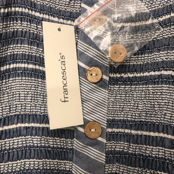 Chambray and white Sundress - Picture 2 of 5